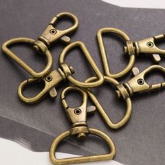 ナスカン 尾内径約 25mm 10個入り  真鍮古美 50個入り
