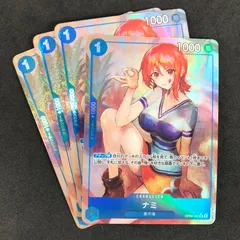 ワンピースカードゲーム 新たなる皇帝 OP09/050P1 パラレル)ナミ R☆ 4枚セット