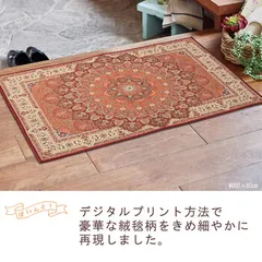 玄関マット 約60×90cm 洗濯機OK 滑り止め 撥水加工付き プリシア