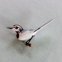 バードカービング シジュウカラ 手作り木製鳥の彫刻 - メルカリ