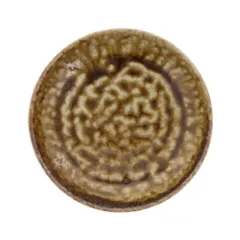EAST table(イーストテーブル) 小皿 13.5cm イラボ 和食器 茶 日本製 レンジ対応 食洗機対応 和食器 取り皿 110-014-02