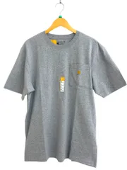 Carhartt (カーハート) Loose Fit Heavyweight S/S POCKET T-SHIRT ルーズ フィット ヘビーウェイト ポケットTシャツ K87-M 半袖 カットソー コットン ポリエステル M ヘザーグレー メンズ/004