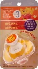 新品 teteo くまのプーさん コンビ おしゃぶり キャップ付 サイズ3