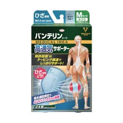【新品・7営業日以内発送】興和 23288 バンテリン高通気サポーター ひざ専用ふつうサイズ ライトブルー【沖縄離島販売不可】
