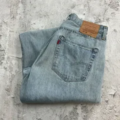 Levi's　リーバイス　501 '93　ボタンフライ　レギュラー　ストレート　ボトムス　デニムパンツ　古着　ライトブルー　水色　W34 L32