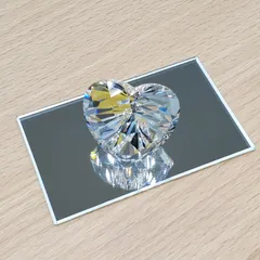 〈超美品〉スワロフスキー ハート 置物 スワロフスキー置物・アクセサリー専門店 ☆プラネタリウム☆