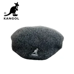カンゴール kangol ハンチング 帽子 ハット ベレー帽 233-069601 0258BC ダークフランネル チャコール ハンチング メンズ レディース 504 ウール素材 カジュアル ファッション KANGOL 504 CAP 新品 正規品 未使用品