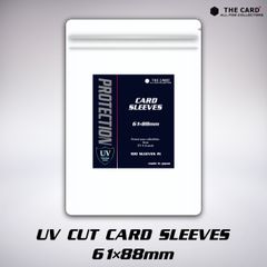 UvCut機能付き カードスリーブ（61×88mm) 1パック100枚入
