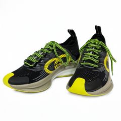 【未使用品】グッチ GUCCI RUN スニーカー 35.5 インターロッキングG ニット×ラバー レディース