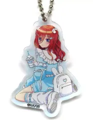 【中古】キーホルダー 中野三玖(全身) 「五等分の花嫁∽ Tree Village cafe トレーディングアクリルキーホルダー」