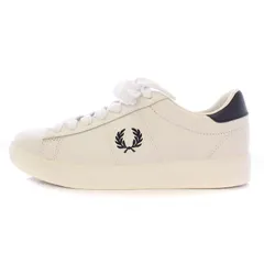 フレッドペリー FRED PERRY SPENCER LEATHER スペンサーレザー ローカットスニーカー シューズ ロゴ US5 白 ホワイト B2333/254 /BBのサムネイル