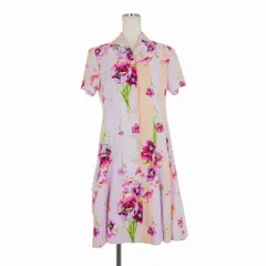 KENZO ケンゾー ベアトップワンピース 花柄 パワーネット スリット 38 中古・古着通販】COMPOSITION by KENZO (コンポジションバイ