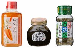 【静岡の味セット】わさび海苔 160g １個 + 箱根西麓にんじんドレッシング 370ml １個 + わさびふりかけ 48g 1個