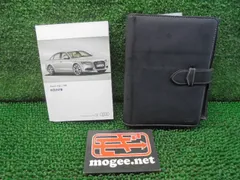 3FA7578 X3 アウディ A6 DBA-4GCDN 2014年 2.0TFSI Sラインパッケージ 取扱説明書　ケース付