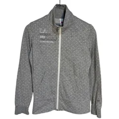 BL9 le coq sportif ルコックスポルティフ スウェット ジャージ ジップアップ グレー 水玉 カジュアル シンプル レディース S