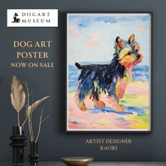 アクリル画 犬 ヨークシャテリア 絵画 アクリル画 犬 ヨークシャテリア 絵画 アクリル画 犬 ヨークシャ