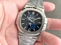 ご購入大歓迎です パテックフィリップ未使用です シルバーホワイトの文字盤です 自動巻き｜本日限定特価｜新品未使用