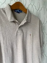 ポロ ベージュ ポロTシャツ クラシックフィット L