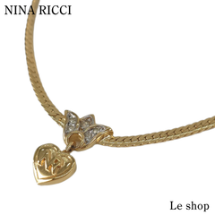 NINA RICCI ニナリッチ ネックレス ゴールド レディース 中古