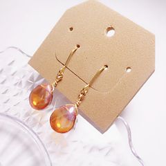mym1207様♡専用ページ〔ピアス〕 スモーキークォーツの軟骨ピアス│小さめの可愛らしいフラワー