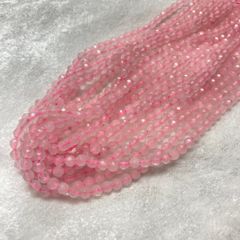 天然石 ローズクォーツ 4ミリカット 小粒一連