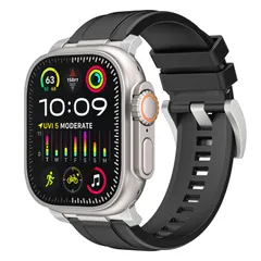 新品 [YOFITAR] for Apple Watch バンド 49mm/46mm/45mm/44mm アップルウォッチ ベルト Series Ultra2/Ultra/10/9/8/7/6/SE/SE2/5/4 シリコンバンド スポーツ かっこいい おしゃ