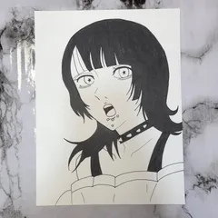 漫画　呪術廻戦　星綺羅羅　手描きイラスト　カード　ファンアート