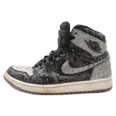 NIKE (ナイキ) AIR JORDAN 1 RETRO HIGH OG REBELLIONAIRE エアジョーダン1レトロハイオージーレベリオネア ハイカットスニーカー ブラック/グレー US9/27.0cm 555088-036のサムネイル