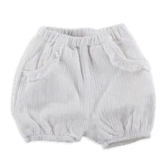 オリビアベビー&キッズ　ショートパンツ　ブルマ　かぼちゃパンツ　ダブルガーゼ　ホワイト　70 80 90サイズ