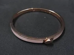 ■極美品■ kate spade ケイトスペード ブレスレット バングル アクセサリー レディース ピンクゴールド系 DE4593