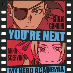 【中古】コースター ジュリオ・ガンディーニ＆アンナ・シェルビーノ ラバーコースター 「一番くじ 僕のヒーローアカデミア YOU’RE NEXTー」 G賞
