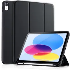 【特価商品】Maledan 対応iPad 10世代 ケース 2022モデル 10.9インチ対応iPad ケース 三つ折りスタンド ペンシル収納ホルダー付き 対応iPad 第10世代 カバー 軽薄 軽量 オートスリープ機能対応 対応iPad 第10世代 ケース