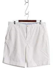 【お得なクーポン配布中!】 ポロ ラルフローレン コットン チノ ショートパンツ メンズ 34 / 古着 ショーツ 短パン アーミー タイプ ノータック チノパン ワンポイント