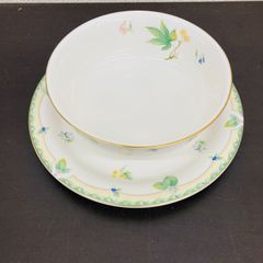 ナルミ NRUMI  サラダボール 大皿  花柄 2点セット