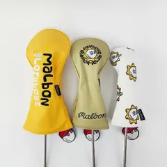 新品3点セットひまわりMalbon Golfマルボンゴルフカバー シーズン新製品3点セット】ひまわりMalbon Golfマルボンゴルフ