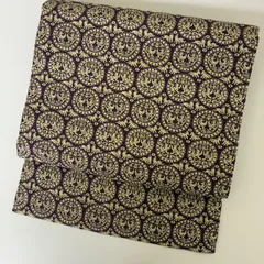 名古屋帯 正絹 総柄 粋なデザイン 九寸 MA-088