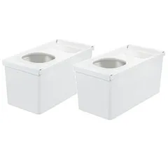 トトノ 収納 引き出し用 レジ袋収納ボックスR キッチン収納  【×2個セット】のサムネイル