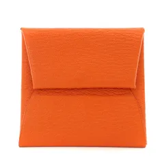 トマト 美品ボックス付き　エルメス HERMES バスティア ヴェルソY刻 トマト 美品ボックス付き エルメス HERMES バスティア ヴェルソY刻