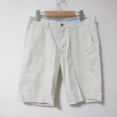 D084　POLO　ラルフローレン　ハーフパンツ　アイボリー　30　170/76A　コットン