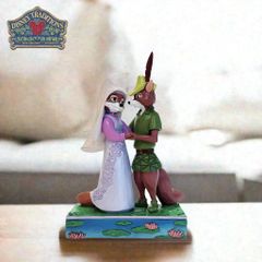 ロビンフッド&マリアン姫 17cm | ディズニー トラディションズ ジムショア グッズ フィギュア 人形 置物 彫刻 正規輸入品
