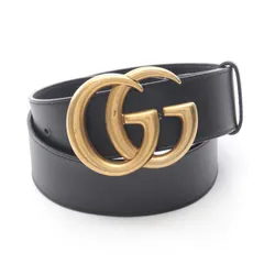 グッチ GUCCI ベルト GGマーモント 400593 レザー ベルト メンズ Used A