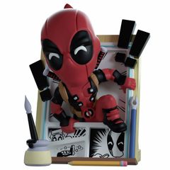 ​【激レア】デッドプール風 アヒル フィギュア / マーベル パロディ 置物 激レア】デッドプール風 アヒル フィギュア / マーベル パロディ 置物