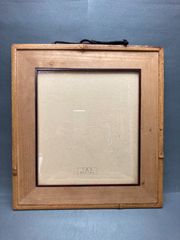 色紙用　額縁　竹　煤竹