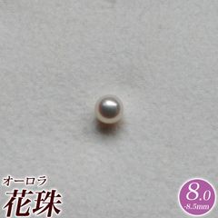 オーロラ花珠 アコヤ真珠 ルース 8.0-8.5mm