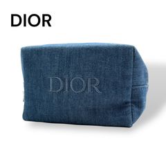 Dior ディオール　ポーチ　キャンバス　デニム　ネイビー　I549