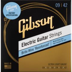 Gibson/SEG-BWR9 Brite Wire Reinforced Electric Guitar Strings Ultra-Light (.09-.042) ギブソン エレキギター弦 