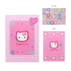 ハローキティ（HELLO KITTY） カオハナ y2k クリア ファイル A5 + ステッカー シール ステッカー セット