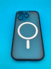 iPhone14Pro ケース ブラックフレーム クリアカバー