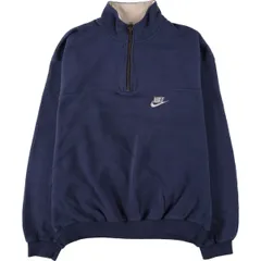 古着 90年代 ナイキ NIKE 銀タグ ハーフジップスウェットシャツ トレーナー メンズL相当 ヴィンテージ/eaa588816