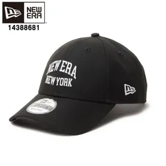 NEW ERA ニューエラ 14388681 9FORTY College Logo ブラック カレッジロゴ クロスストラップ キャップ 帽子【ニューエラ 14388681 キャップ ロゴマーク シンプル クラシック ユニセックス  刺繍 調節可能 帽子 新品